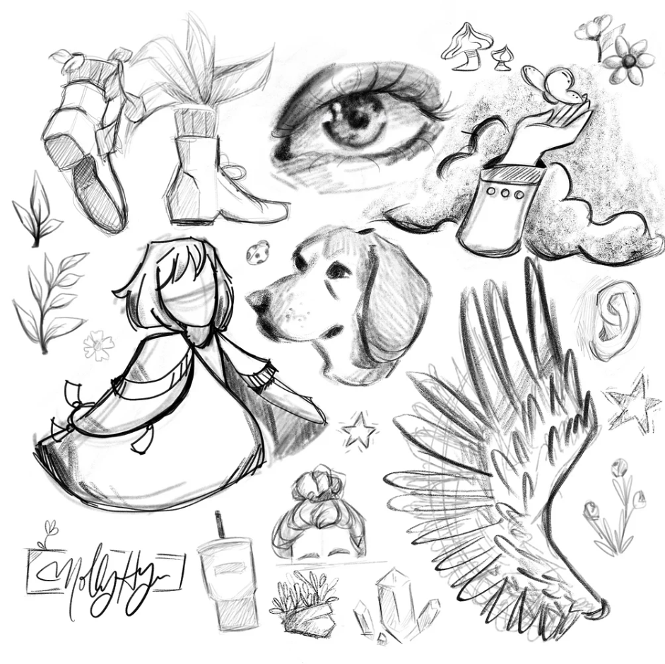 实用铅笔笔刷套装 - Procreate笔刷预览效果
